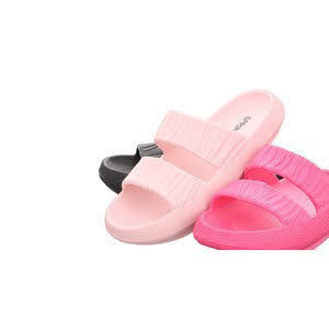Longo 289666423 Bade-Pantoletten Da pink, rosa, schwarz