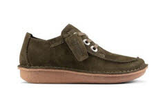 Clarks 261792865 Funny Dream DARK GREEN SUEDE - Bild 1