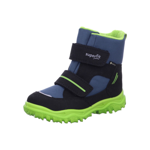 Superfit 1-006045-0000 Schuh Textil \\ HUSKY1 SCHWARZ/HELLGRÜN - Bild 1