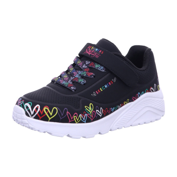 Skechers 314091L BKMT UNO LITE - HEART CRAZE Schwarz - Bild 1
