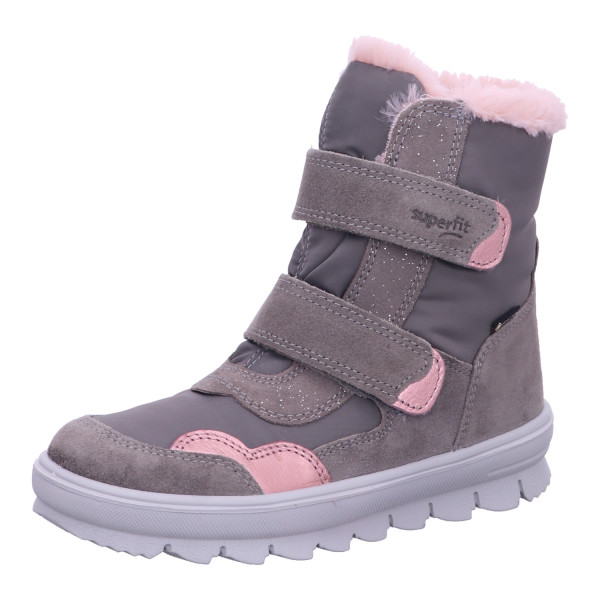 Superfit 1-000229-2500 Stiefelette Leder \\ FLAVIA GRAU/ROSA - Bild 1