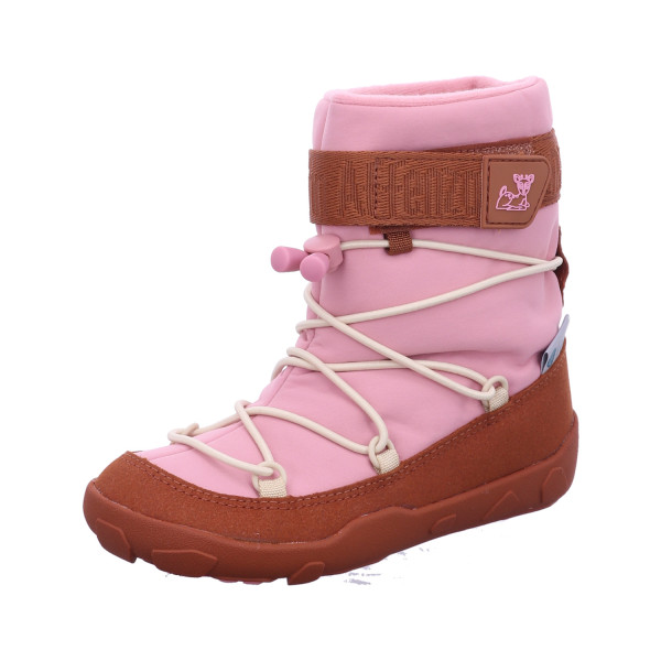 Affenzahn 01248-40141 Winterstiefel Vegan Snowy Reh Braun, Rosa - Bild 1