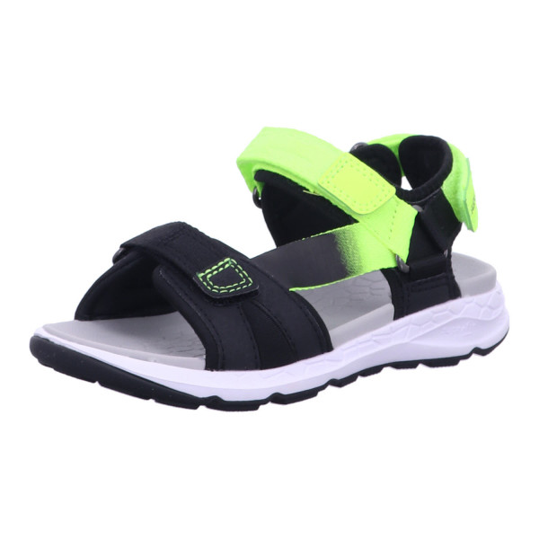 Superfit 1-000580 0010 Sandale Synthetik \\ CRISS CROSS SCHWARZ/GELB - Bild 1