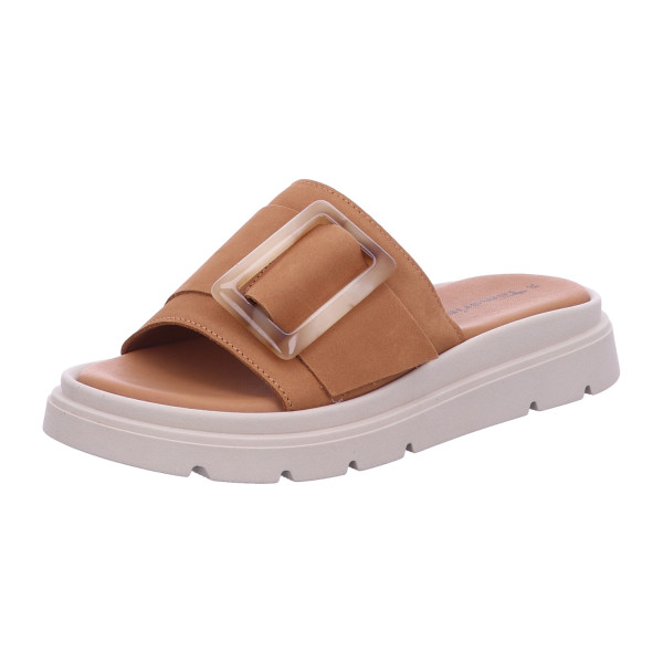 Tamaris 1-27234-44-307 Da.-Pantolette COGNAC NUBUC - Bild 1