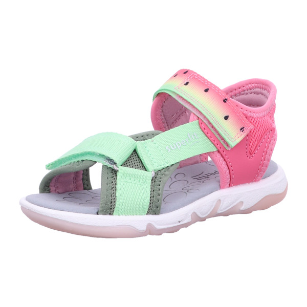 Superfit 1-009545-7500 Schuh Textil \\ PEBBLES HELLGRÜN/ROSA - Bild 1