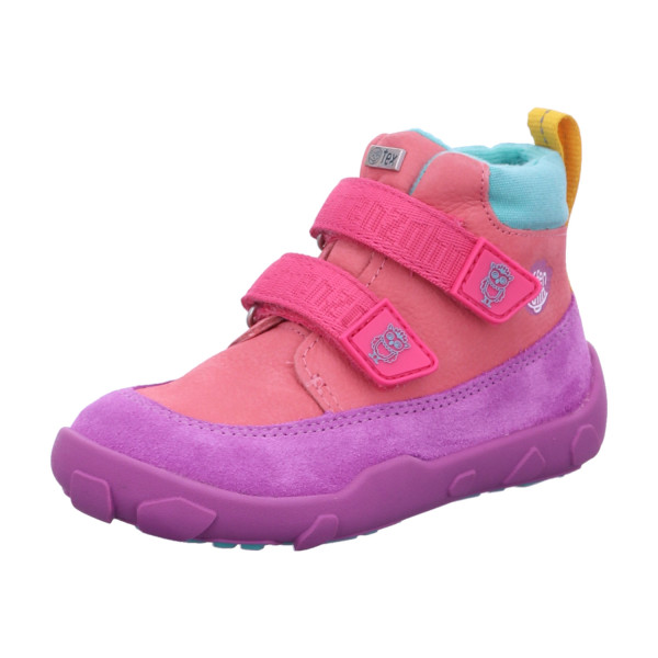 Affenzahn 01488 40126 Übergangsschuh Leder Friendy Eule Pink, Lila - Bild 1