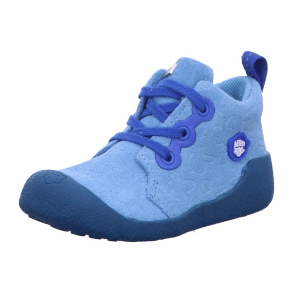 Affenzahn 0168030211 Lauflerner Übergangsschuh Leder Starty H Blau - Bild 1