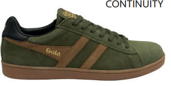 Gola CMB387NF Equipe II Suede Khaki/Tobacco/Black - Bild 1