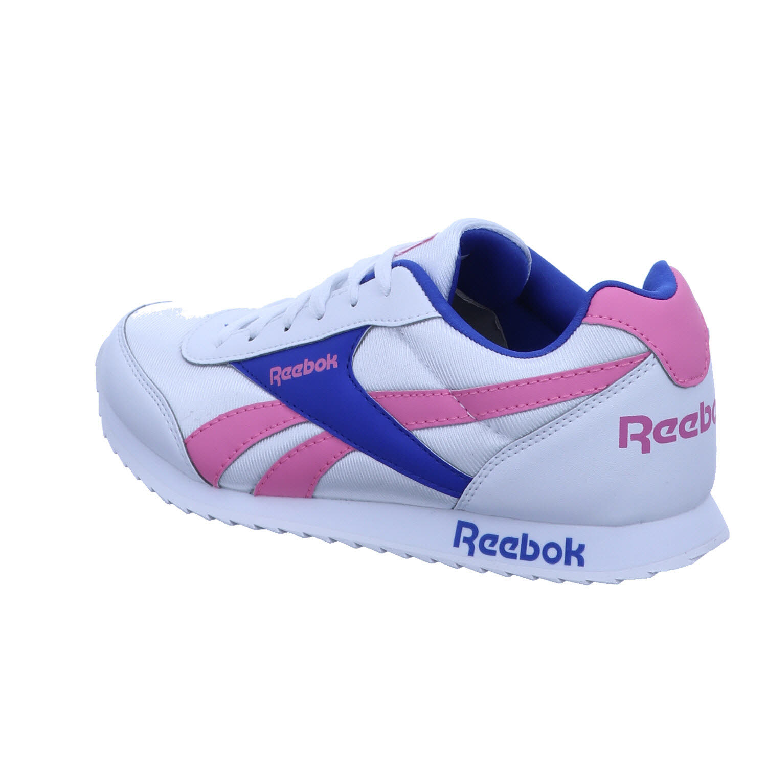 Reebok EF3388 REEBOK ROYAL CLJOG 2,WHITE/POSPNK/H WHITE/POSPNK/HUMBLU |  Halbschuhe | Mädchen | Kinder | Schuh Volk