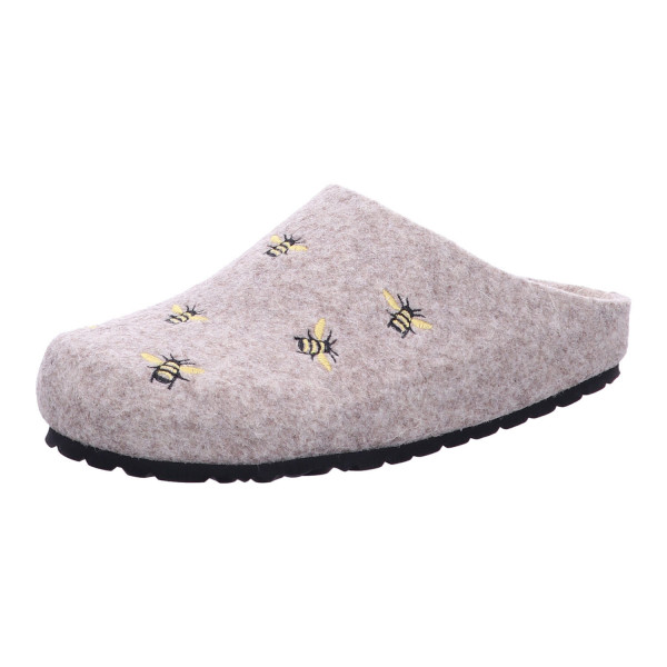 Longo 1103432 2 Damen-Hauspantolette Kaltfutter taupe - Bild 1