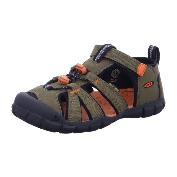 Keen K1028851 SEACAMP II CNX Y-DARK OLIVE/GO DARK OLIVE/GOLD FLAM - Bild 1