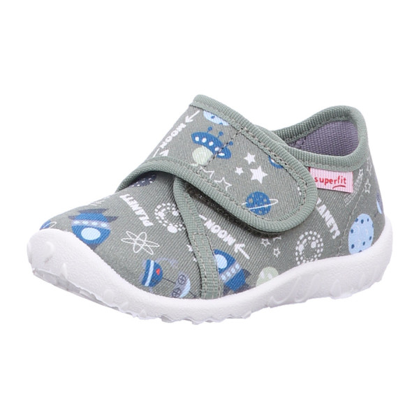 Superfit 1-009246 7540 Hausschuh Textil \\ SPOTTY HELLGRÜN/MEHRFARBIG - Bild 1