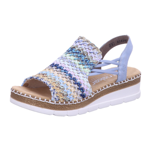 Rieker V1241 91 blau-multi/aqua - Bild 1