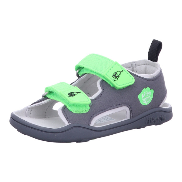 Affenzahn 00392 80028 Sandale Vegan Airy Panther Grün, Grau - Bild 1