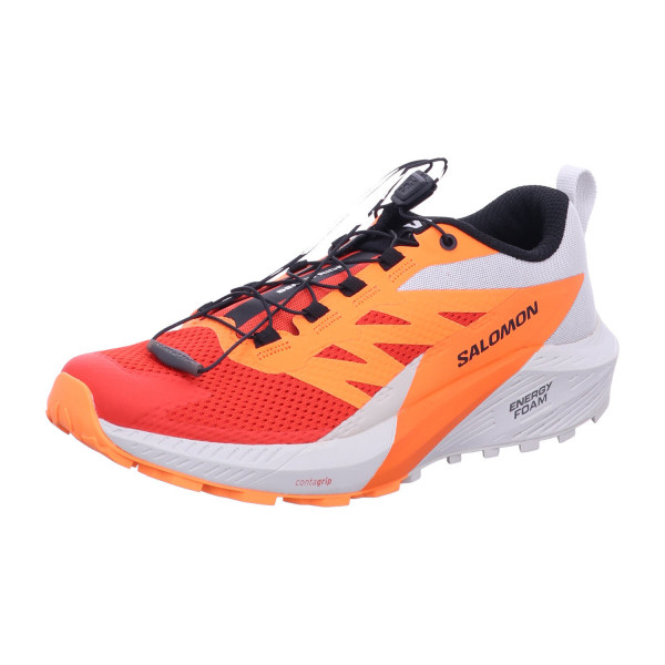 SALOMON L47046200 SENSE RIDE 5 LunRoc/Sho Lunar Rock/Shocking - Bild 1
