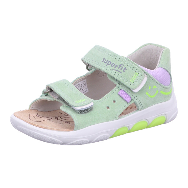 Superfit 1-001062-7500 Sandale Leder \\ NINO HELLGRÜN/LILA - Bild 1